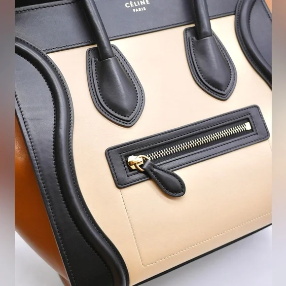 🍓CELINE Luggage Tricolor - Picture 13 of 16